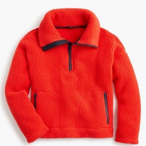 J crew polartec fleece half zip pullover❣️🌹 - Picture 2 of 8